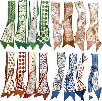 16-delige set haaraccessoires voor vrouwen - Sjaals, haarbanden en bandana's voor stijlvolle haardecoratie