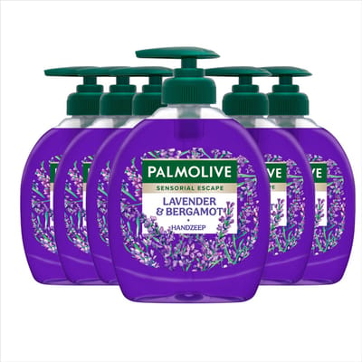 Palmolive Handzeep Sensorial Escape French Lavender & Bergamot - 6 x 300 ml - Voordeelverpakking