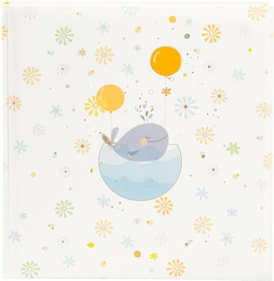 GOLDBUCH GOL-15766 TURNOWSKY Babyalbum KLEINE BLAUWE WALVIS als Fotoboek zonder tekst
