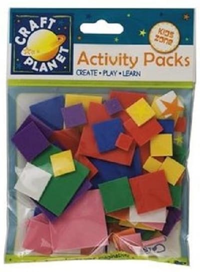 Foam Vierkantjes - Ongeveer 75 stuks in diverse maten