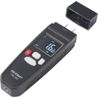 VOLTCRAFT FM-80 Materiaalvochtmeter Meetbereik bouwvochtigheid 0.20 tot 2.0 % Meetbereik houtvochtigheid (bereik) 6 tot 44 % Voor hardhout