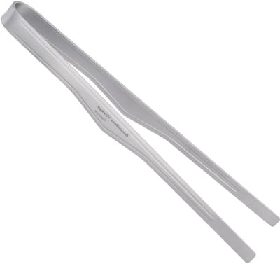 Titanium Keukentangen met Anti-verbranding, Lichtgewicht en Gemakkelijk Grip voor Koken, Serveren en Barbecue - Ideaal voor Salades, Steak en IJs, 17 cm