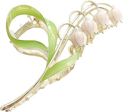 Grote Haarclips voor Lelietje-van-Dalen en Orchideeën - Roze Stylingaccessoires