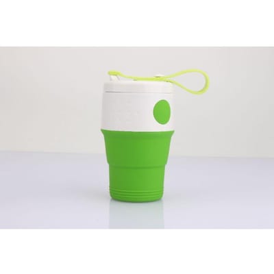 Creatief cadeau opvouwbare siliconen koffiebeker siliconen dagelijkse waterbeker 301-400ml