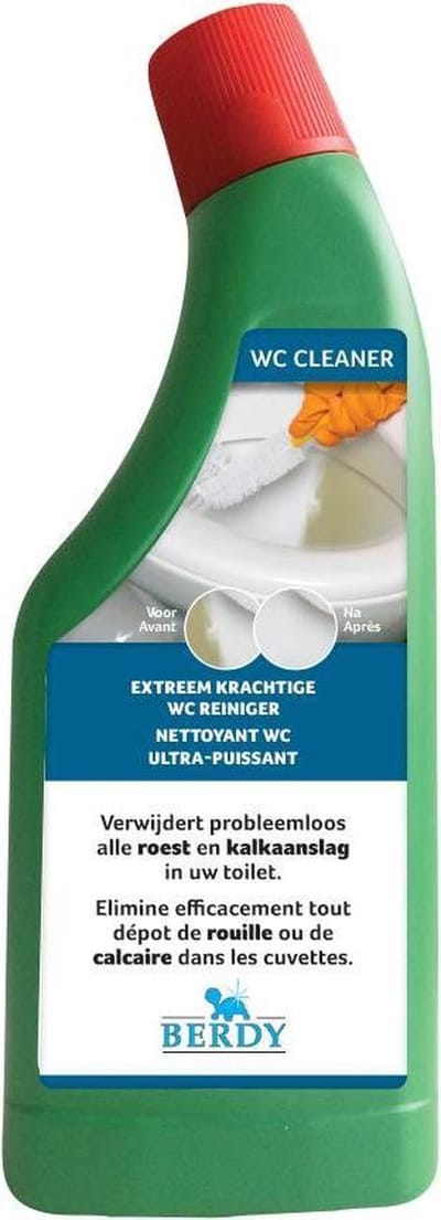Berdy WC Cleaner– Professionele Toiletreiniger – Verwijdert Kalkaanslag & Urinesteen – Optimale Hygiëne & Frisse Geur - 800ml