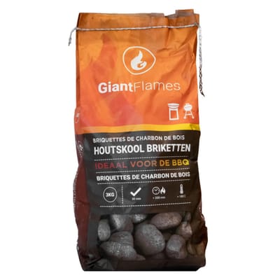 Giant flames pefc houtskool briket 3 kg