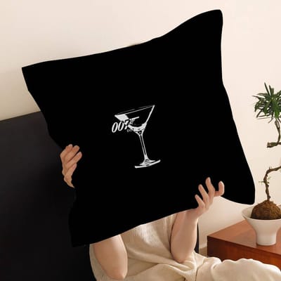 Klassieke Film J-James B-Bond 007 Kussenhoes Inches Boerderij Decoratie Home Sierkussenhoezen Voor Bank Decoraties 35x35cm