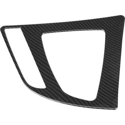 Middenconsole Versnellingspookpaneel Afdekking Sierlijst in Koolstofvezelstijl voor 3 Serie F30 GT F34 black