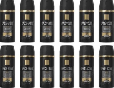 AXE Gold Deodorant / Bodyspray - 12x 150 ml - Voordeelverpakking