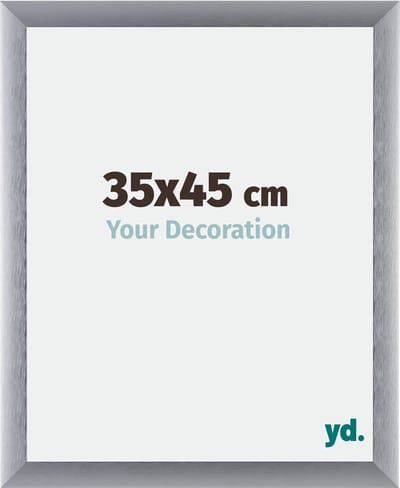 Your Decoration - Fotolijst 35x45 cm - Aluminium - Zilver Geborsteld - Tucson