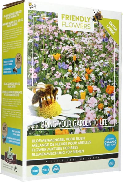 Buzzy Friendly Flowers XL Bijen Laag 50 m² -