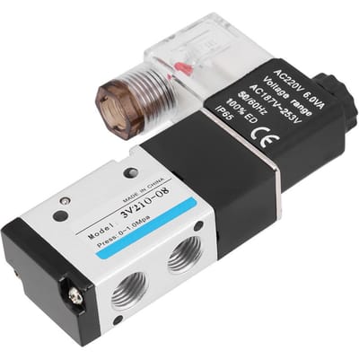 1 stuks Pneumatisch Magneetventiel 3-weg 2-standen Type G1 4 0.15    0.8 MPa (AC220V)