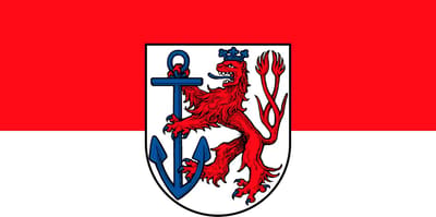 Vlag Düsseldorf 100x150cm