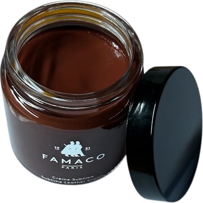 Famaco 1931 Sublime Leather Cream - Hoge kwaliteit schoen créme - kleur London Fonce