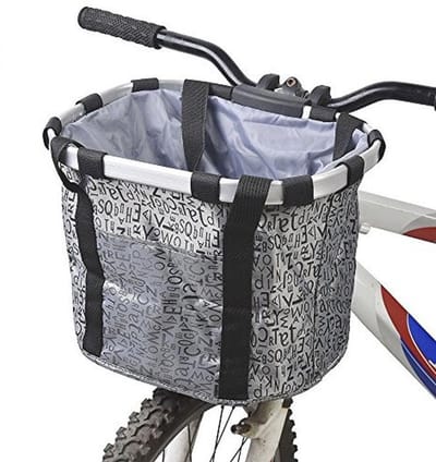 Afneembare Cyclus Front Canvas Mand Draagtas voor Huisdieren - Aluminium Frame - Ideaal voor Fiets