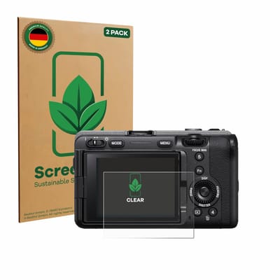2 Stuks Screenprotector voor Sony FX3A (ILME‑FX3A) - Hoogwaardige Beschermfolie transparant