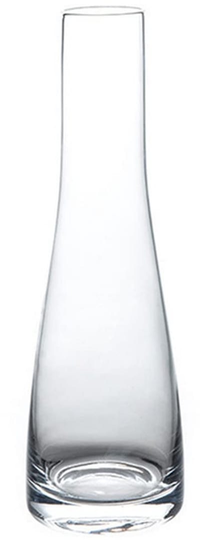Cosensi- Bloemenvaas Handgemaakt - Glazen Vaas - Transparant - Slank Ontwerp - 1-2 Boeketten - Stabiele Basis - 6.5*21*3.5cm