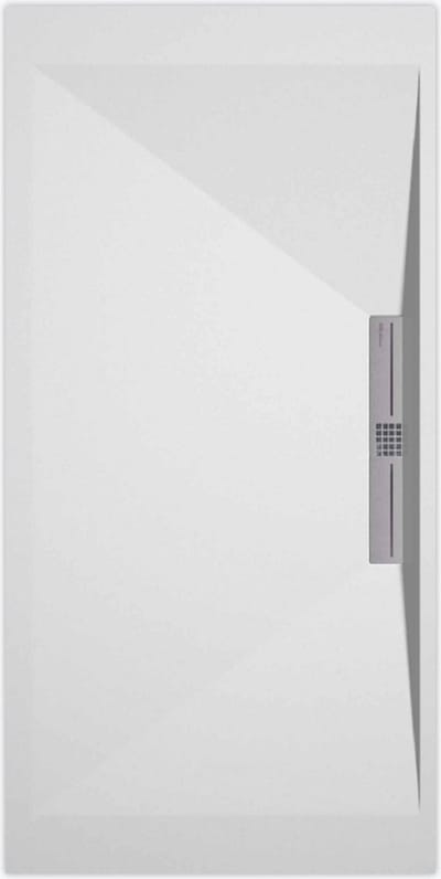 Sanifun douchebak Stone Side White Smooth 1400 x 700 S
