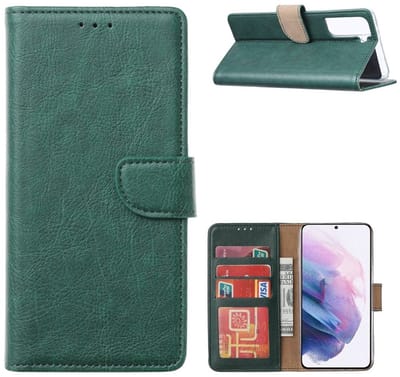 Cityhoesje – Bookcase – Geschikt voor – Samsung A36-A56 – Groen