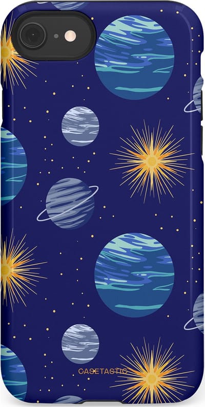 Casetastic Hoesje Geschikt voor Apple iPhone 7/8/SE - Stijlvolle Beschermende Duo-layer Case - Stralende ster