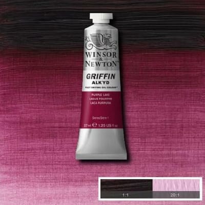 Winsor & Newton Griffin Alkyd Olieverf 37ML Purple Lake 544