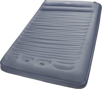 Dubbele Campingslaapmat Zelfopblazend 14 cm Dik - Extra Breed en Dik Campingmatras met Ingebouwde Voetpomp - Opblaasbare Slaapmat voor Wandelen, Reizen, Backpacken en Strand