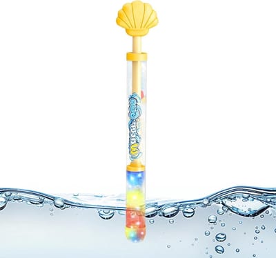Watersproeier Speelgoed - Waterpistool Kinderen - Buiten Spelen - Met Lichteffect - 36 x 7 x 4 cm - Geel