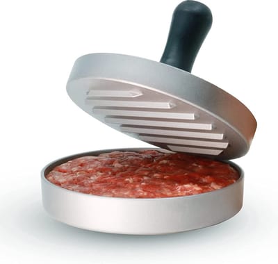 New Age Devi - RVS Hamburgerpers met Anti-aanbaklaag - Professionele Hamburgermaker