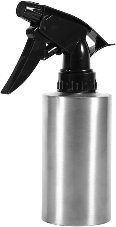 Plantspuitfles 304 Roestvrijstalen Handdruk Waterspuitfles met een Pompspuitmondstuk voor Bloemen, Planten Tuinieren (250ml)