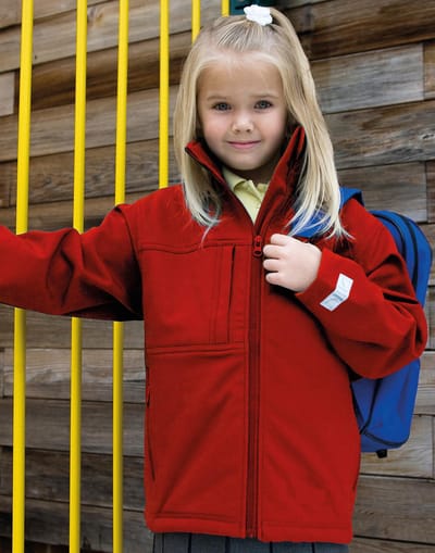 Result Junior Classic Soft Shell Jacket RT121J - Red - L (9-10)