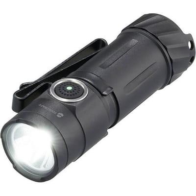 TOOLCRAFT TO-9664728 TO-9664728 Mini-zaklamp Verstelbaar, Met riemclip, Met noodlichtfunctie, Met magneethouder, Met stroboscoopfunctie, Met
