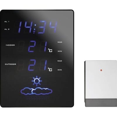 TECHNOLINE - Techno Line WS 6820 - Wetterstation - kabellos WS 6820 Draadloos weerstation Aantal sensoren max.: 1