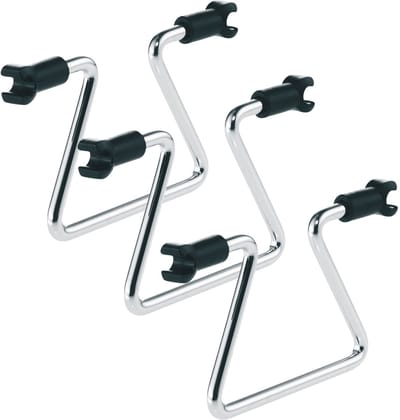 3 x Kesseböhmer Scheidingsbeugel chrom voor 15 cm uittrekelement ARENA Classic Trennwand van SOTECH
