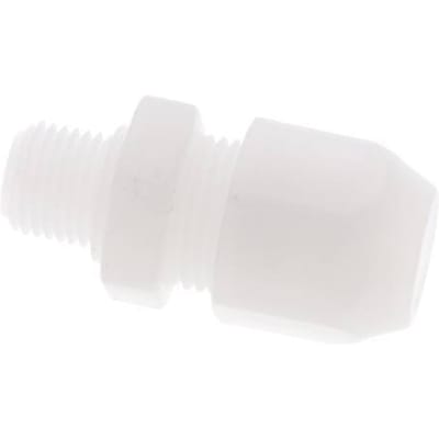 10x12mm & G1/4'' PVDF rechte slangkoppeling met buitendraad 10bar/145psi