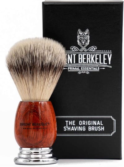 Brent Berkeley® - The Original Shaving Brush (Silvertip Fibre) - Duurzame synthetische scheerkwast