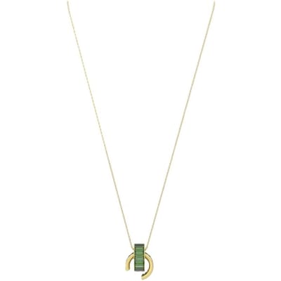 Swarovski Matrix ketting 5639629 | gouden en groene Swarovski sieraden met kristallen | ultramoderne charme en eigentijdse stijl