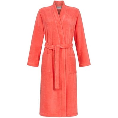 Ringella Luxe badstof badjas oranje uniseks Oranje man S