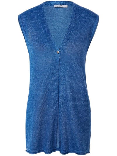 Mouwloos vest Van Peter Hahn blauw