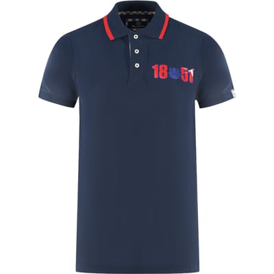 Aquascutum London 1851 Navy Blue Polo Shirt