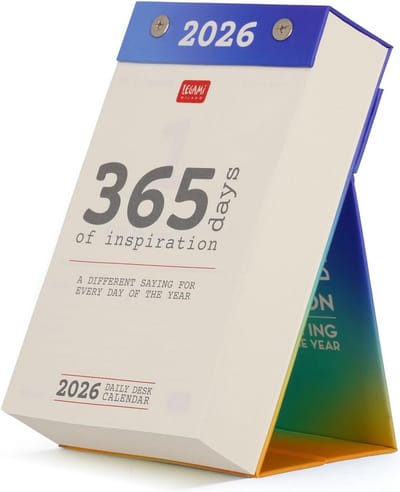 Dagkalender 2026 met Aforismen - 365 Dagen Inspiratie - FSC Papier