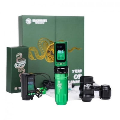 DragonHawk Year of the Snake - Fold Pro Machine Pen - Rotary Tattoo Machine Pen
