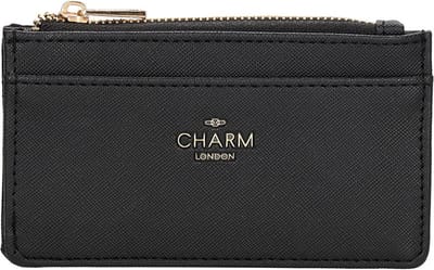 Charm London Birmingham Portemonnee Unisex - Wallet voor Dames en Heren - Portefeuille van Imitatieleder - Zwart
