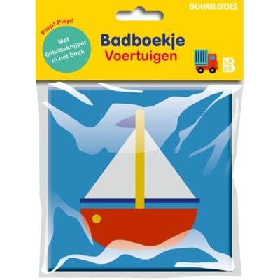 Duimelotjes bad- en linnenboekjes 1 - Badboekje Voertuigen