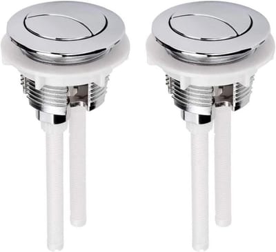 2x Universele Ronde Dubbele Flush Toiletknop Drukker voor Waterbesparing