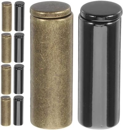 Set van 12 metalen eindkappen voor veters en trekkoorden, ideaal voor sportkleding en accessoires, eenvoudige installatie en stijlvolle afwerking