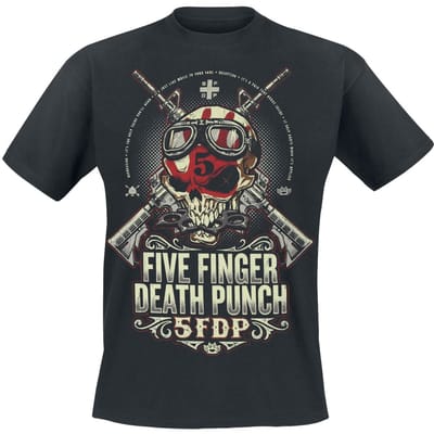 Five Finger Death Punch T-shirt - Protector - S tot 5XL - voor Mannen - zwart