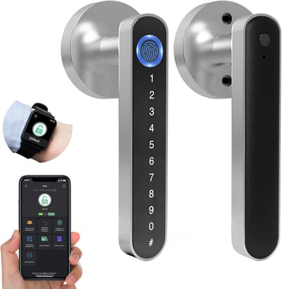 Slim Vingerafdruk Deurslot met App Bedieningsfunctie - Biometrisch Digitaal Deurslot voor Slaapkamer en Voordeur