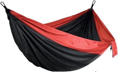 Draagbare Hangmat - Kampeer Schommel - Buiten Ontspannen - Ultralicht Compact - 270x140 cm - Zwart