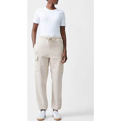 French Connection Fc Cargo Jogger Lgt Stone Size: XXS | Cargo Pants Outlet | Dames | Beige
