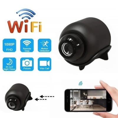 Mini Camera – Ultra Dunne Kleine Camera – 1080P HD Nachtzicht Groothoek Nanny Cam – Ondersteunt APP Realtime voor Thuis en Kantoor